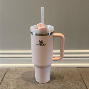 40 oz Pink Insulated Stanley Tumbler with Straw